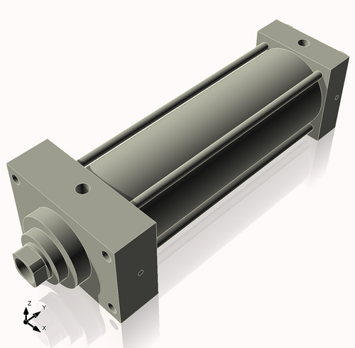 Isometric View of 3.25MHFHF9CCK1.375S4
