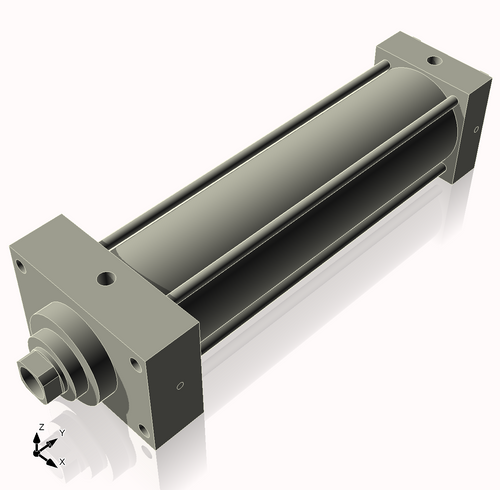 Isometric View of 3.25MHFHF11NCK1.375S4