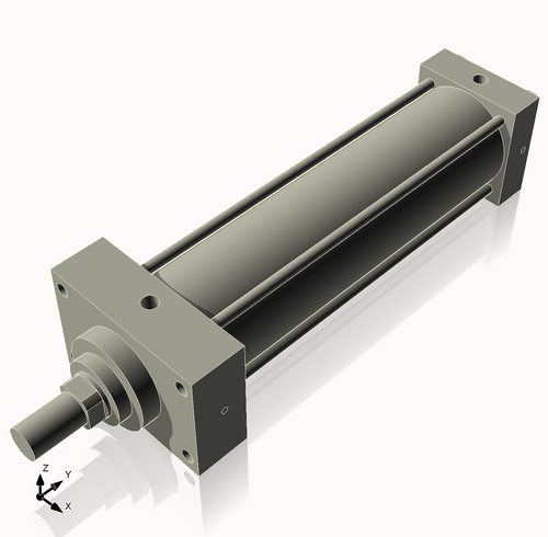 Isometric View of 3.25MHFHF11CCK1.375