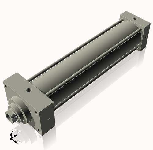 Isometric View of 3.25MHFHF14CCK1.375S4
