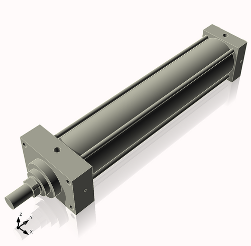 Isometric View of 3.25MHFHF16NCK1.375