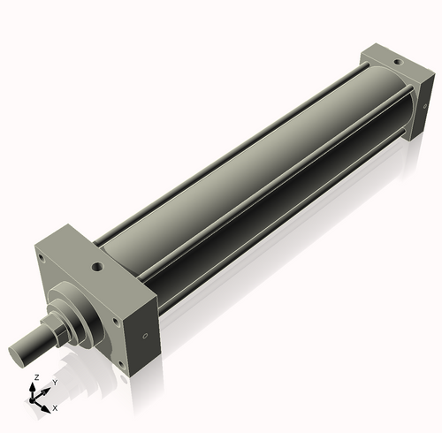 Isometric View of 3.25MHFHF17NCK1.375