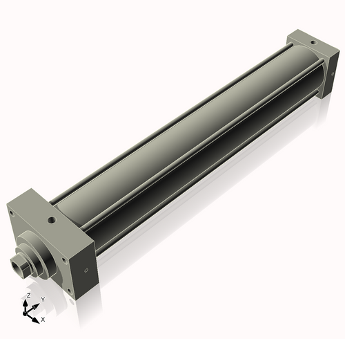 Isometric View of 3.25MHFHF21CCK1.375S4