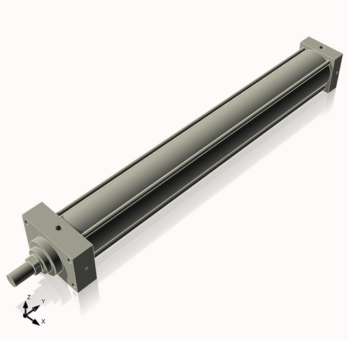 Isometric View of 3.25MHFHF27CCK1.375