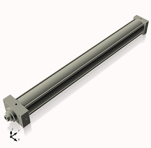 Isometric View of 3.25MHFHF36CCK1.375S4