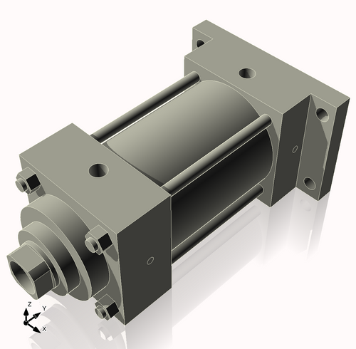 Isometric View of 3.25MHRF3NCK1.375S4