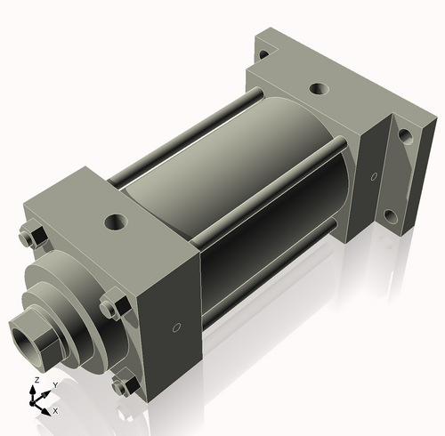 Isometric View of 3.25MHRF4NCK1.375S4