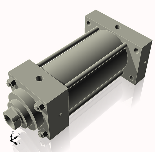 Isometric View of 3.25MHRHF5CCK1.375S4