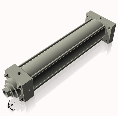 Isometric View of 3.25MHRHF15CCK1.375S4