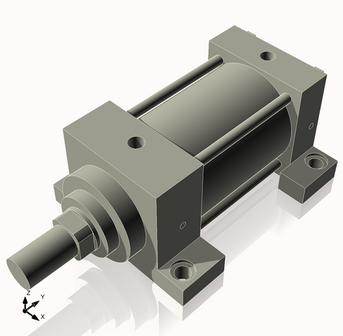 Isometric View of 3.25MHSL3NCK1.375