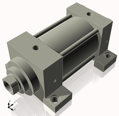 Isometric View of 3.25MHSL3CCK1.375S4