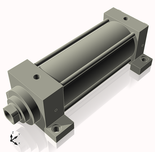 Isometric View of 3.25MHSL7NCK1.375S4