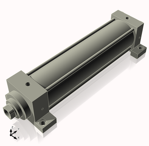 Isometric View of 3.25MHSL12NCK1.375S4