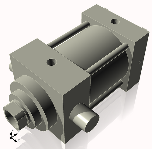 Isometric View of 3.25MHTF2NCK1.375S4