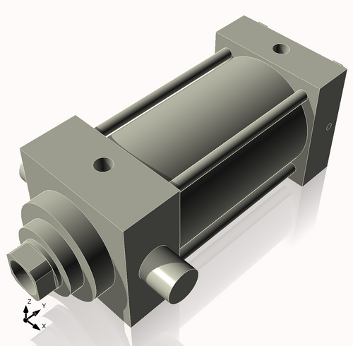 Isometric View of 3.25MHTF4NCK1.375S4