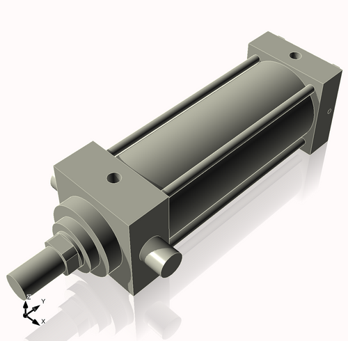 Isometric View of 3.25MHTF7NCK1.375