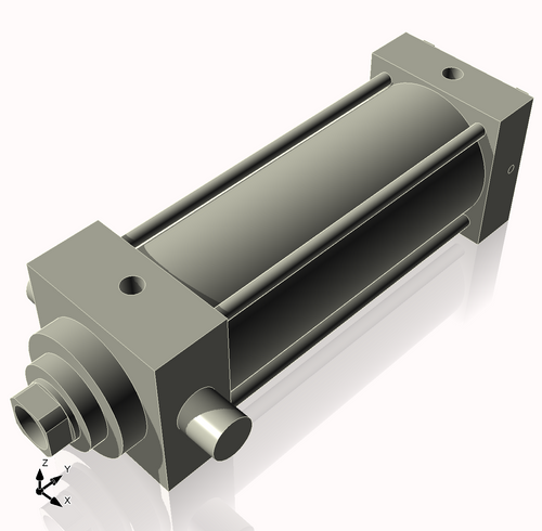 Isometric View of 3.25MHTF7NCK1.375S4