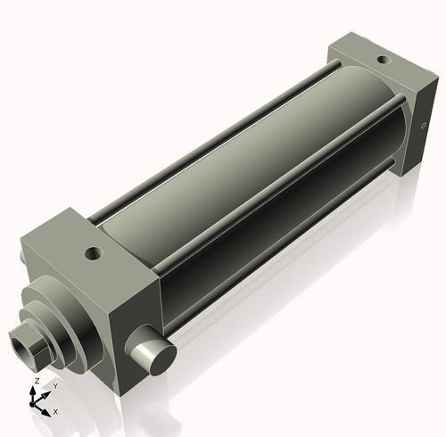Isometric View of 3.25MHTF10CCK1.375S4