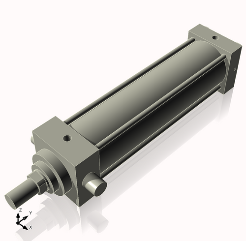 Isometric View of 3.25MHTF11NCK1.375