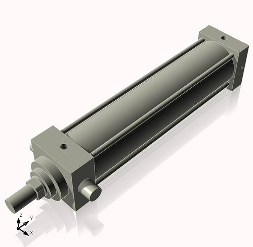 Isometric View of 3.25MHTF13NCK1.375