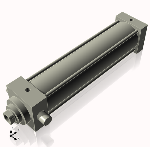Isometric View of 3.25MHTF13NCK1.375S4