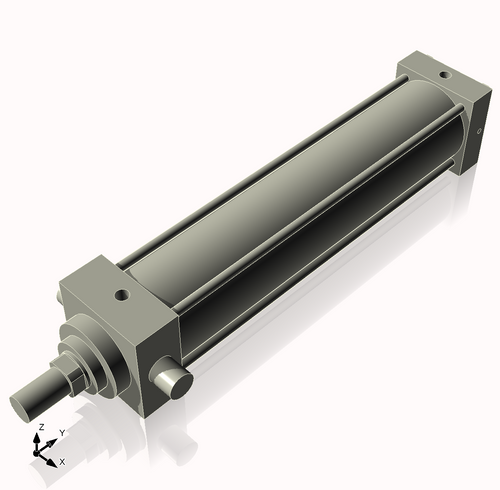 Isometric View of 3.25MHTF14NCK1.375