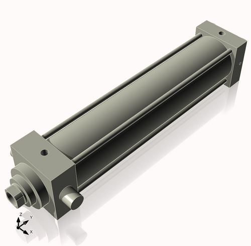 Isometric View of 3.25MHTF14NCK1.375S4