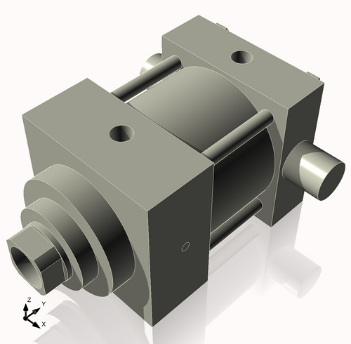 Isometric View of 3.25MHTR1NCK1.375S4