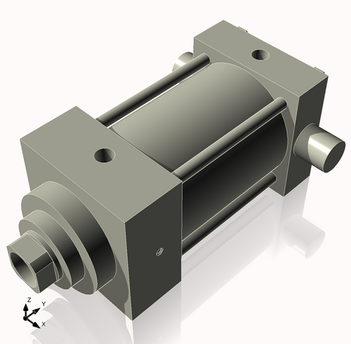 Isometric View of 3.25MHTR3CCK1.375S4