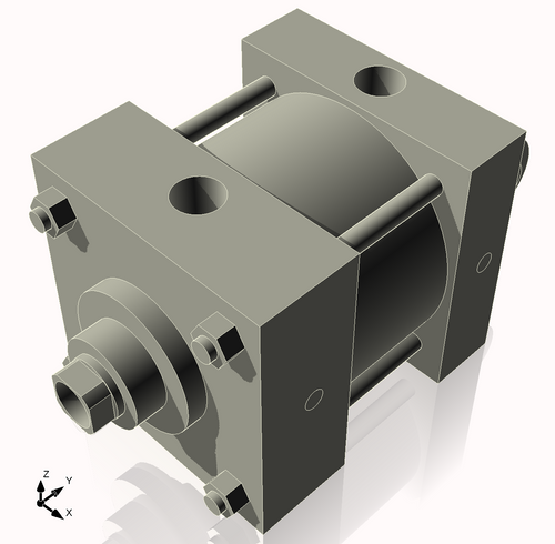 Isometric View of 4MHC1NCKS4