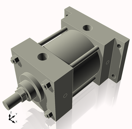 Isometric View of 4MHRF2NC