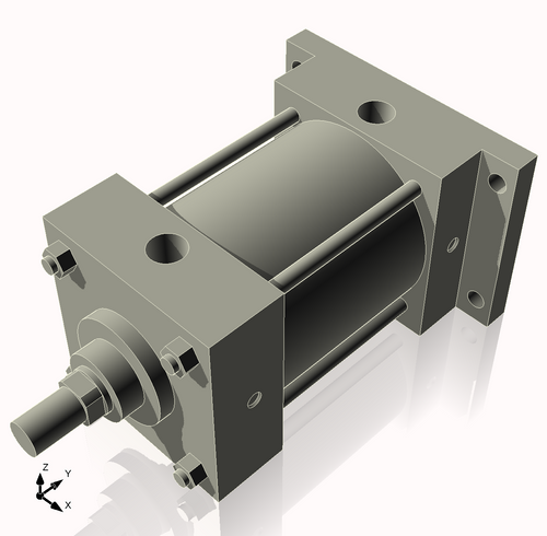Isometric View of 4MHRF3CC