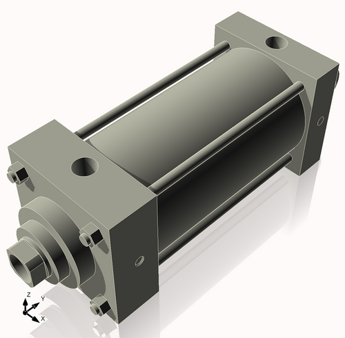 Isometric View of 4MHC6CCK1.375S4
