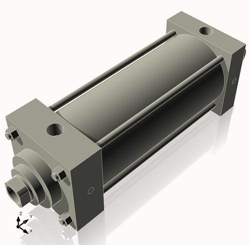 Isometric View of 4MHC8NCK1.375S4