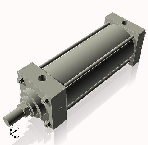 Isometric View of 4MHC9NCK1.375