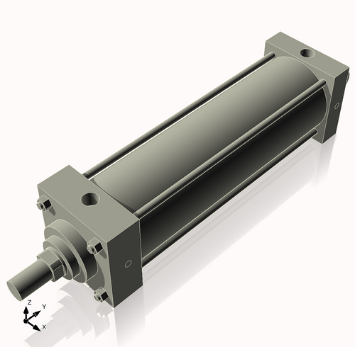 Isometric View of 4MHC12NCK1.375