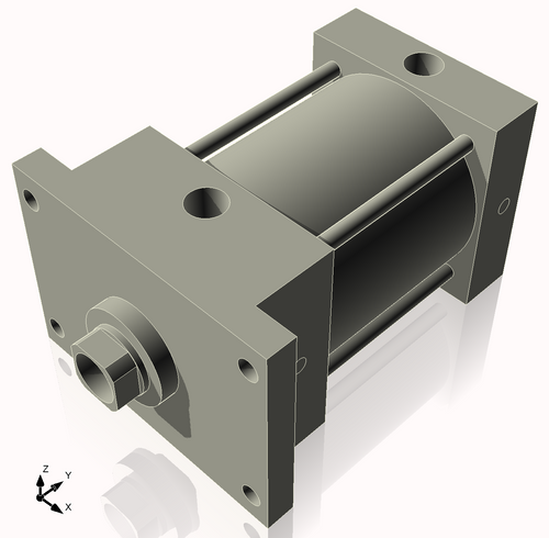 Isometric View of 4MHFF3NCK1.375S4