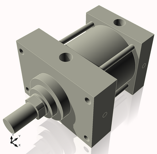 Isometric View of 4MHFHF2NCK1.375