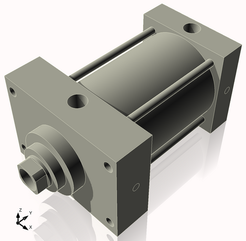 Isometric View of 4MHFHF4NCK1.375S4