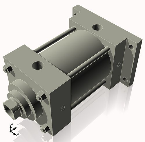 Isometric View of 4MHRF3NCK1.375S4