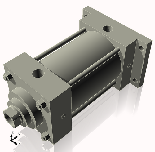Isometric View of 4MHRF4NCK1.375S4