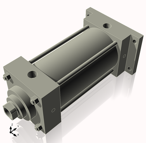 Isometric View of 4MHRF6NCK1.375S4