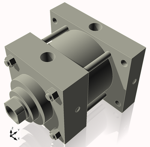 Isometric View of 4MHRHF1CCK1.375S4