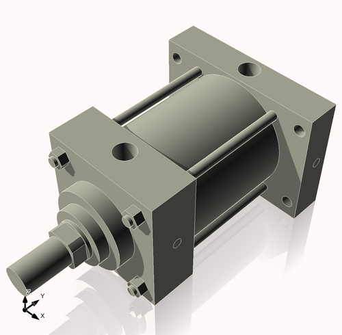 Isometric View of 4MHRHF3NCK1.375