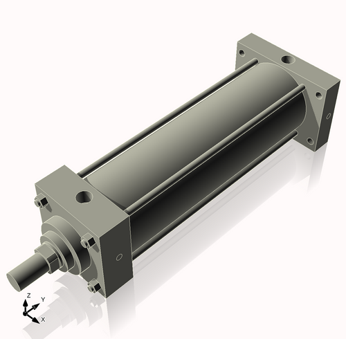 Isometric View of 4MHRHF12NCK1.375