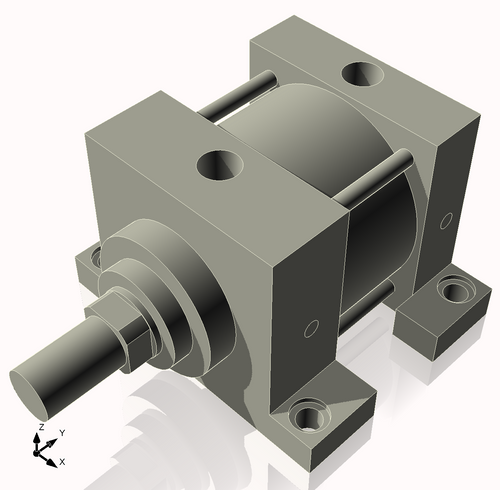 Isometric View of 4MHSL1NCK1.375