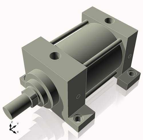 Isometric View of 4MHSL3NCK1.375