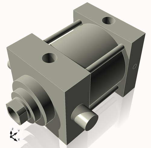 Isometric View of 4MHTF2NCK1.375S4