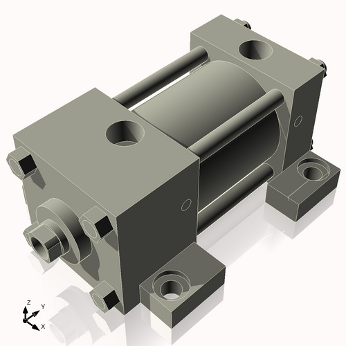 Isometric View of 2ASL1NCKS4