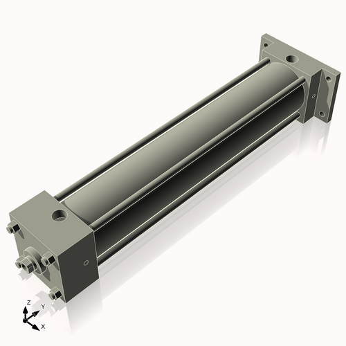 Isometric View of 2.5ARF12NCKS4